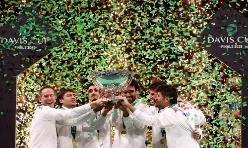 ಸತತ ಮೂರನೇ ಬಾರಿ ಡೇವಿಸ್ ಕಪ್ ಪ್ರಶಸ್ತಿ ಗೆದ್ದ ಇಟಲಿ
