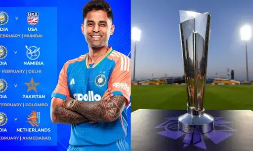 2026ರ ಆವೃತ್ತಿಯ ಟಿ20 ವಿಶ್ವಕಪ್ ವೇಳಾಪಟ್ಟಿ ಪ್ರಕಟ; ಫೆ.7ರಂದು ಆರಂಭ, ಒಂದೇ ಗುಂಪಿನಲ್ಲಿ ಭಾರತ, ಪಾಕಿಸ್ತಾನ