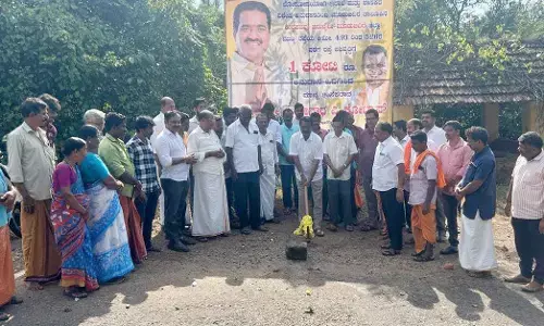 ಇರುವೈಲು | 1 ಕೋ. ರೂ. ವೆಚ್ಚದ ರಸ್ತೆ ಅಭಿವೃದ್ಧಿ ಕಾಮಗಾರಿಗೆ ಶಾಸಕ ಕೋಟ್ಯಾನ್ ಶಿಲಾನ್ಯಾಸ