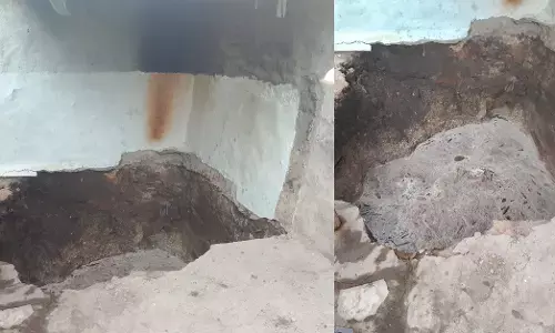 ರಾಯಚೂರು | ಯದ್ದಲದೊಡ್ಡಿಯಲ್ಲಿ ಭೂ ಕುಸಿತ : ನಾಲ್ಕು ಮನೆಗಳಿಗೆ ಹಾನಿ