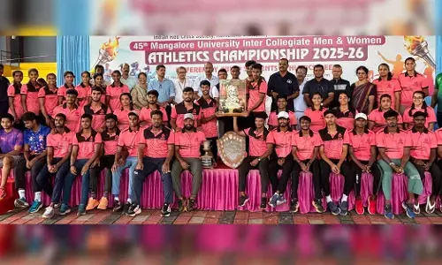ಮಂಗಳೂರು ವಿವಿ ಅಂತರ ಕಾಲೇಜು ಪುರುಷರ, ಮಹಿಳೆಯರ ಅತ್ಲೆಟಿಕ್ಸ್; 472 ಅಂಕಗಳೊಂದಿಗೆ ಆಳ್ವಾಸ್ ಮೂಡಬಿದ್ರೆ ಸಮಗ್ರ ಚಾಂಪಿಯನ್