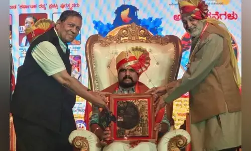 ಸ್ವಘೋಷಿತ ಗೋರಕ್ಷಕ, ಕೊಲೆ ಆರೋಪಿ ಪುನೀತ್ ಕೆರೆಹಳ್ಳಿಗೆ ಮಾಧ್ಯಮ ಸಂಘದಿಂದ ಸನ್ಮಾನ!