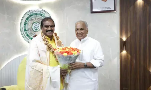 ಚಿಕಲಪರ್ವಿ, ಚಿಕ್ಕಮಂಚಾಲೆ ಬಳಿ ಬ್ರಿಡ್ಜ್ ಕಂ ಬ್ಯಾರೇಜ್ ಯೋಜನೆ: ಆಂಧ್ರಪ್ರದೇಶದ ಸಚಿವರೊಂದಿಗೆ ಭೋಸರಾಜು ಸಭೆ