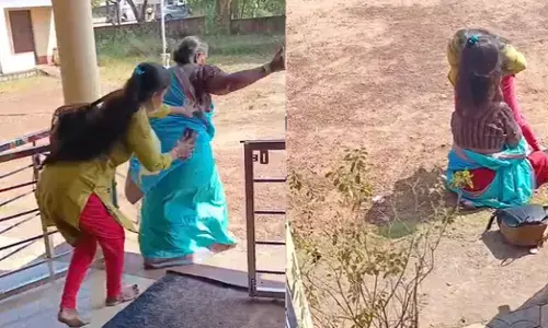 ಮೂಡುಶೆಡ್ಡೆ | ತಾಯಿಗೆ ಅಮಾನವೀಯವಾಗಿ ಹಲ್ಲೆ ನಡೆಸುತ್ತಿರುವ ಮಗಳು: ವೀಡಿಯೋ ವೈರಲ್