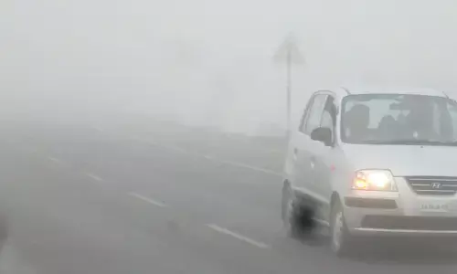 ಕಲಬುರಗಿ| ಶಹಾಬಾದ್‌ ನಗರದಲ್ಲಿ ಮಂಜು ಮುಸುಕಿದ ವಾತಾವರಣ : ಕಣ್ತುಂಬಿಕೊಂಡ ಪ್ರಕೃತಿ ಪ್ರಿಯರು