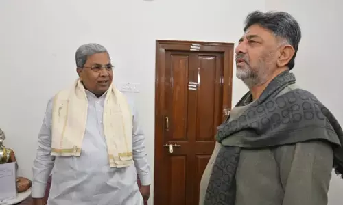 CM Siddaramaiah and DCM D.K. Shivakumar finally met each other on the pretext of breakfast.
