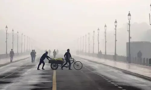 The average minimum temperature in Delhi has dropped to 11.5 degrees Celsius.