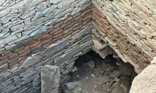 ವಿಜಯನಗರ| ಉಚ್ಚಂಗಿದುರ್ಗ ಕೋಟೆ ಕ್ಯಾಂಪ್ ಬಳಿ ಪುರಾತನ ಕಾಲದ ಬಾವಿ ಪತ್ತೆ