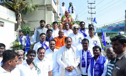 ಕಲಬುರಗಿ| ನಂದಿಕೂರ ಗ್ರಾಮದಲ್ಲಿ ಪಂಚಲೋಹದ ಡಾ.ಬಿ.ಆರ್ ಅಂಬೇಡ್ಕರ್ ಪ್ರತಿಮೆ ಅನಾವರಣ