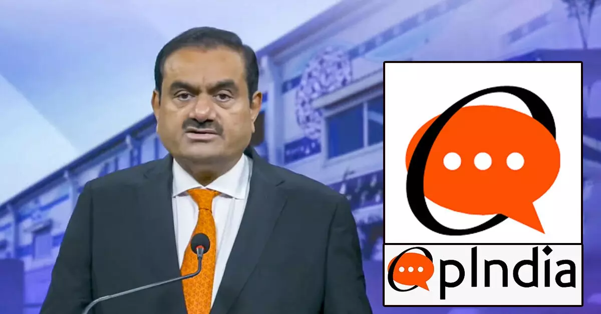 ‘ರಿಪೋರ್ಟರ್ಸ್ ವಿಥೌಟ್ ಬಾರ್ಡರ್ಸ್ ನ ‘ಪತ್ರಿಕಾ ಸ್ವಾತಂತ್ರ್ಯ ಬೇಟೆಗಾರರು’ ಪಟ್ಟಿಯಲ್ಲಿ ಅದಾನಿ ಗ್ರೂಪ್ ಮತ್ತು OpIndia