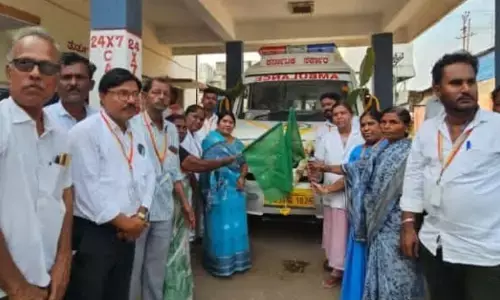 ಜಾಲಹಳ್ಳಿ ಆಸ್ಪತ್ರೆಗೆ ಹೈಟೆಕ್ ಆಂಬುಲೆನ್ಸ್‌ ಸೇವೆಗೆ ಶಾಸಕಿ ಹಸಿರು ನಿಶಾನೆ