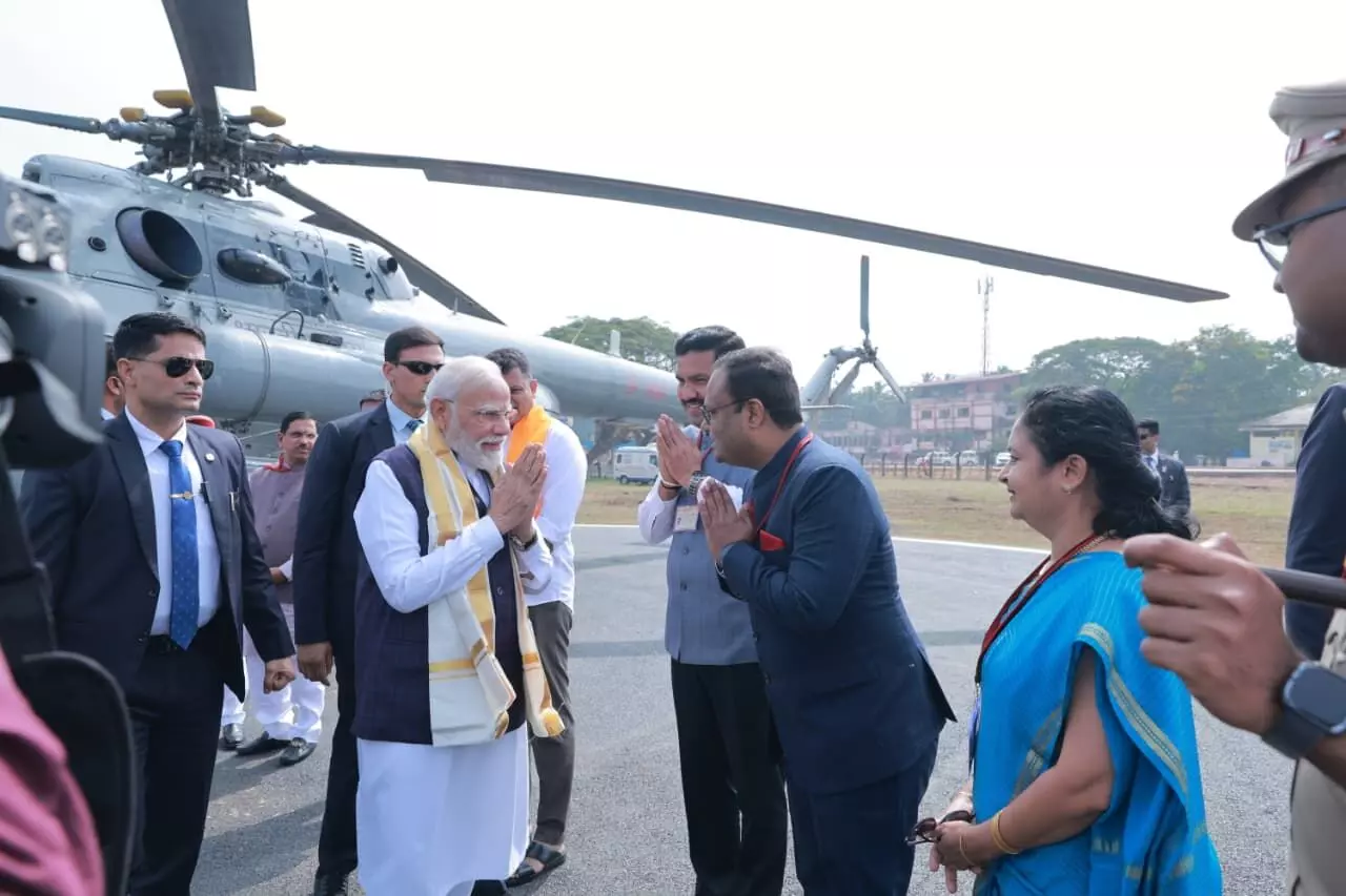 PHOTOS | ಪ್ರಧಾನಿ ನರೇಂದ್ರ ಮೋದಿ ಉಡುಪಿ ಭೇಟಿ