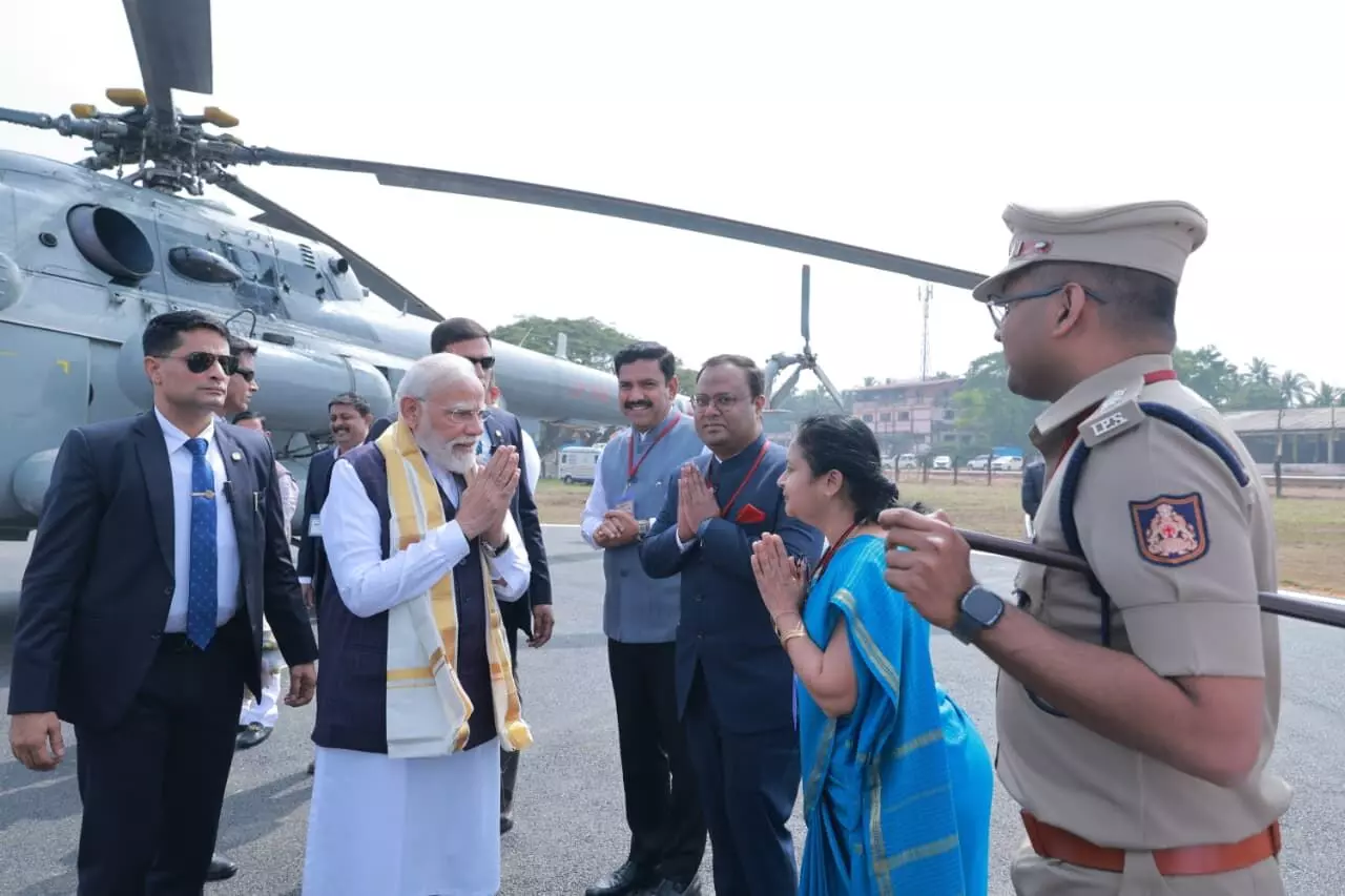 PHOTOS | ಪ್ರಧಾನಿ ನರೇಂದ್ರ ಮೋದಿ ಉಡುಪಿ ಭೇಟಿ