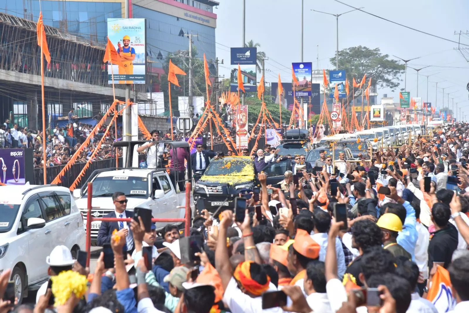 PHOTOS | ಪ್ರಧಾನಿ ನರೇಂದ್ರ ಮೋದಿ ಉಡುಪಿ ಭೇಟಿ