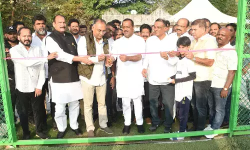 ಮಂಗಳೂರು: ಫುಟ್ಬಾಲ್ ಕ್ರೀಡಾಂಗಣ ಉದ್ಘಾಟನೆ