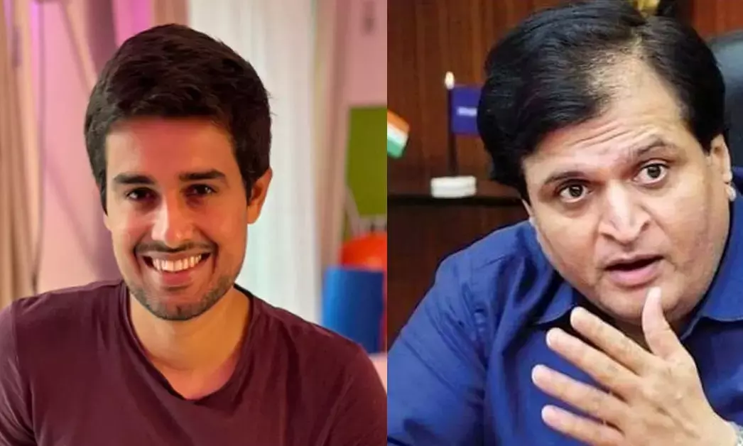 Dhruv Rathee (L) and Suresh Nakhua (R)