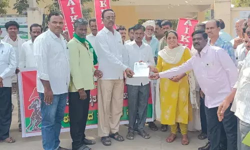 ಕಲಬುರಗಿ| ರೈತರಿಗೆ ಸಮರ್ಪಕವಾಗಿ ಪರಿಹಾರ ಒದಗಿಸಲು ಎಐಕೆಕೆಎಮ್‌ಎಸ್ ಆಗ್ರಹ