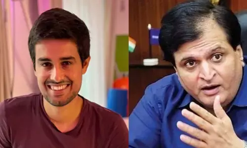 Dhruv Rathee (L) and Suresh Nakhua (R)