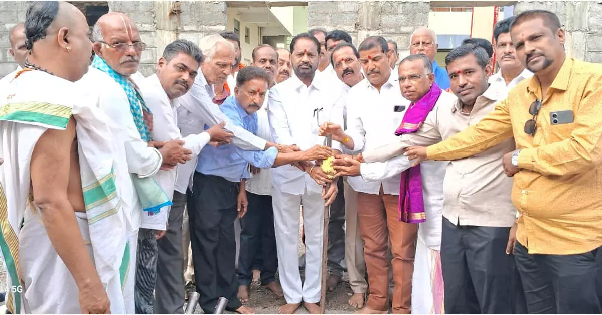 ರಾಯಚೂರು| ಗಾಯತ್ರಿ ಭವನದ ಭೂಮಿ ಪೂಜೆ ನೆರೆವೇರಿಸಿದ ಎಂಎಲ್‌ಸಿ ಎ. ವಸಂತ ಕುಮಾರ್