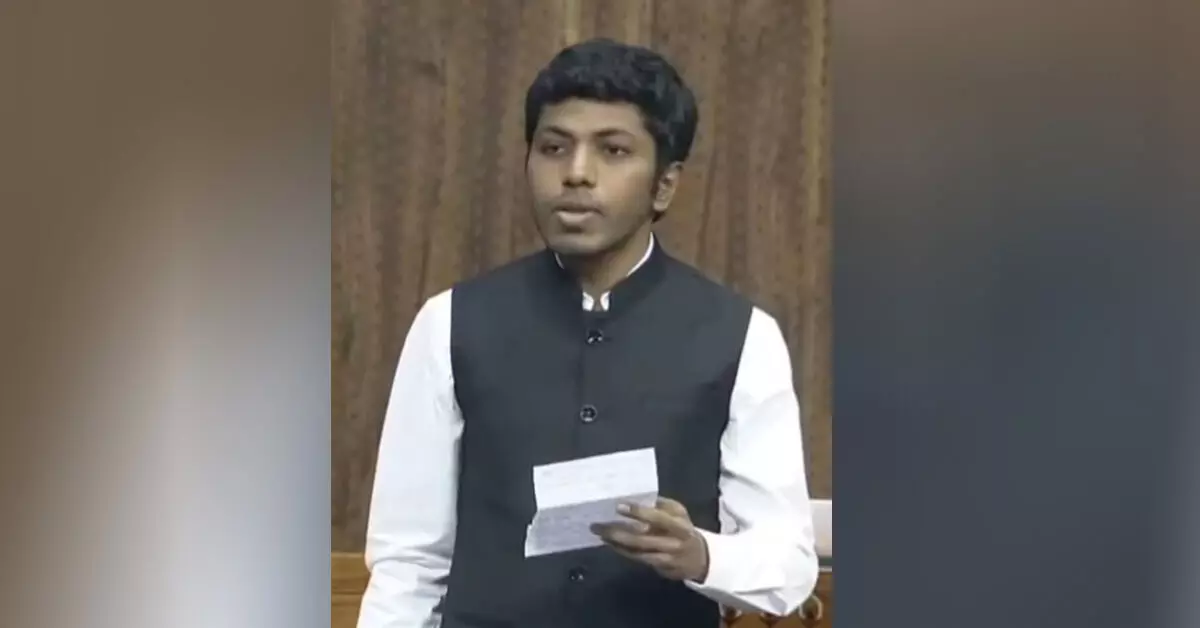 ರೈತರಿಗೆ ಕೇಂದ್ರದಿಂದ ವಿಶೇಷ ಪ್ಯಾಕೇಜ್‍ ಘೋಷಿಸಿ: ಲೋಕಸಭೆಯಲ್ಲಿ ಸಂಸದ ಸಾಗರ್ ಖಂಡ್ರೆ ಆಗ್ರಹ