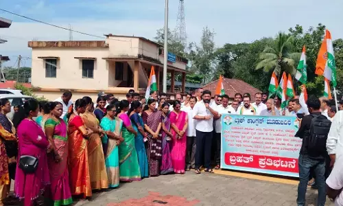 ಮೂಡುಬಿದಿರೆ: ಬ್ಲಾಕ್ ಕಾಂಗ್ರೆಸ್ ವತಿಯಿಂದ ಸ್ಟೆರ್ ಲೈಟ್ ಕಂಪೆನಿಯ ವಿರುದ್ಧ ಪ್ರತಿಭಟನೆ