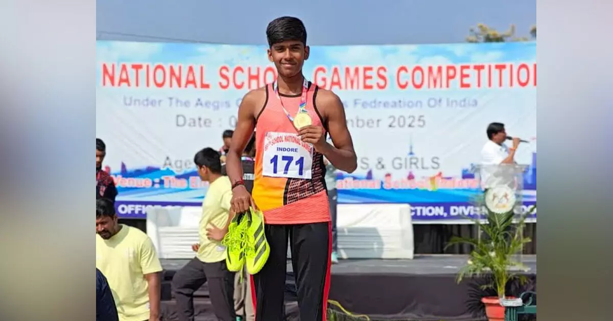 ಮಂಗಳೂರು | ರಾಷ್ಟ್ರಮಟ್ಟದ ಅಥ್ಲೆಟಿಕ್ಸ್ :ಯುವರಾಜ್ಗೆ ಚಿನ್ನದ ಪದಕ ಮಂಗಳೂರು | ರಾಷ್ಟ್ರಮಟ್ಟದ ಅಥ್ಲೆಟಿಕ್ಸ್ :ಯುವರಾಜ್ಗೆ ಚಿನ್ನದ ಪದಕ