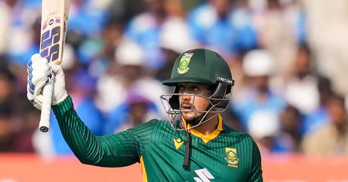 ಭಾರತದ ವಿರುದ್ದ ಏಳನೇ ಶತಕ ಗಳಿಸಿ ದಾಖಲೆ ನಿರ್ಮಿಸಿದ ಕ್ವಿಂಟನ್ ಡಿಕಾಕ್