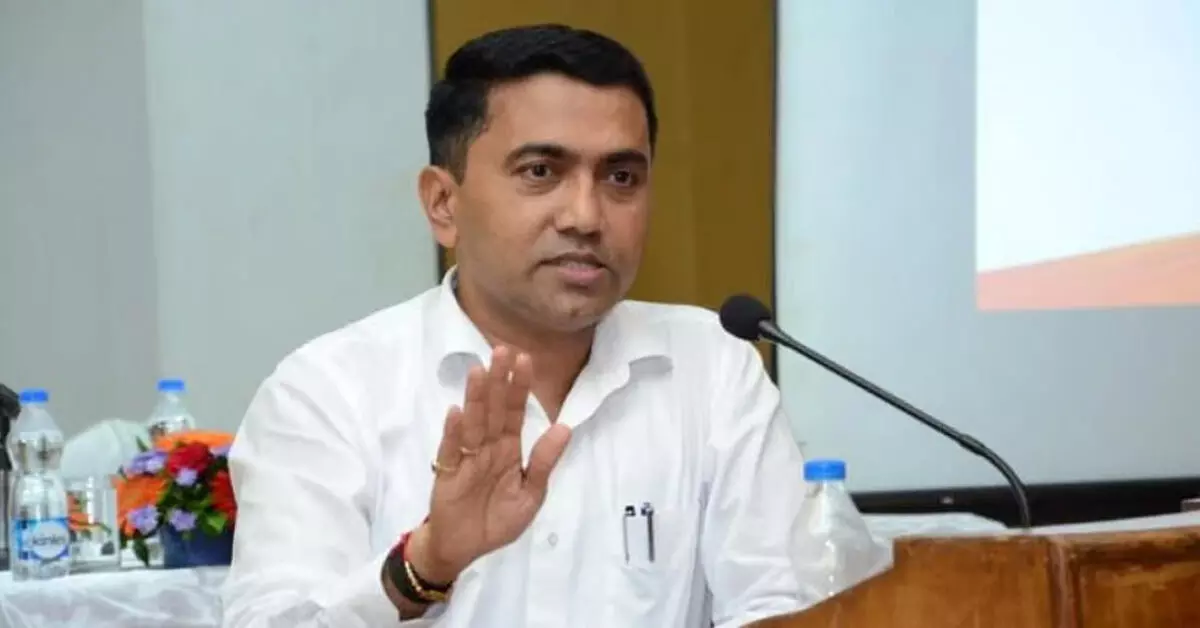 Goa CM Pramod Sawant Goa CM Pramod Sawant