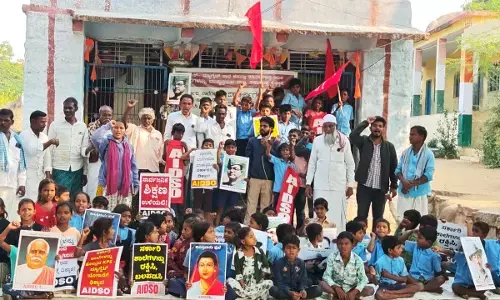 ರಾಯಚೂರು| ಕೆಪಿಎಸ್ ಮ್ಯಾಗ್ನೆಟ್ ವಿರೋಧಿಸಿ ಎಐಡಿಎಸ್ಒ ವತಿಯಿಂದ ಪ್ರತಿಭಟನೆ