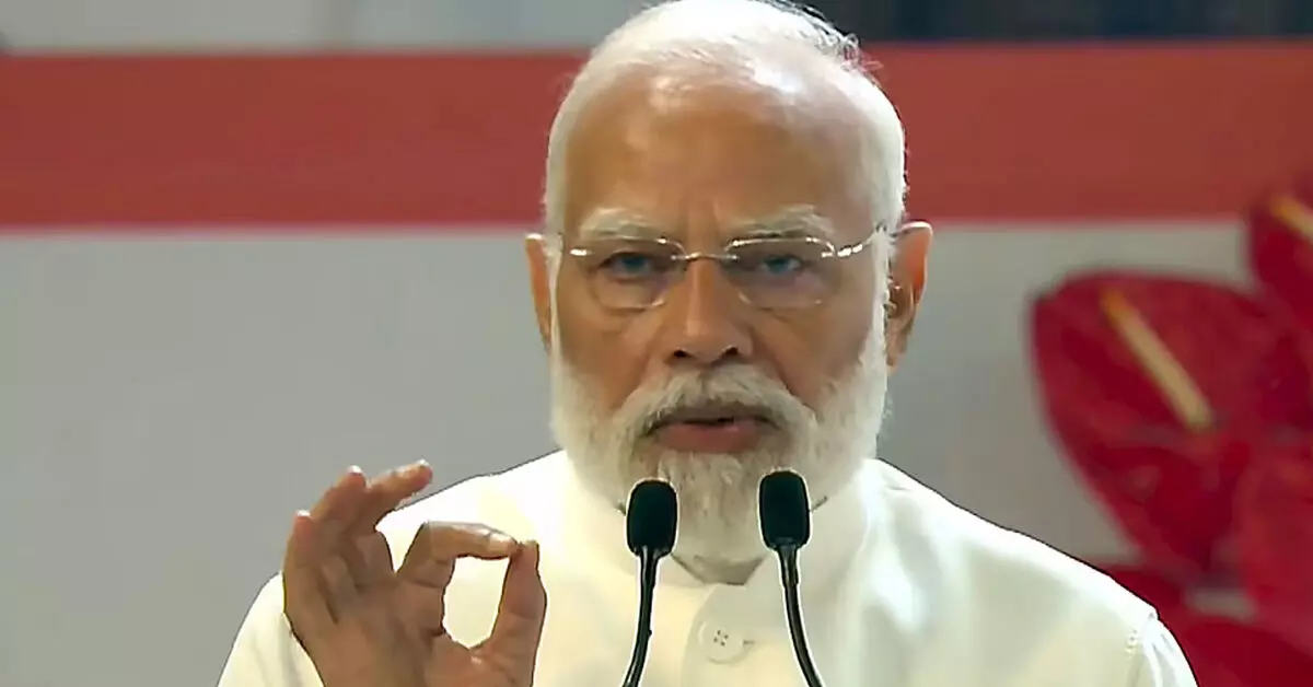 ವಂದೇಮಾತರಂ ಗೀತೆ ಮುಸ್ಲಿಮರನ್ನು ಪ್ರಚೋದಿಸಬಹುದು ಎಂದು ನೆಹರೂ ಹೇಳಿದ್ದರು: ಪ್ರಧಾನಿ ಮೋದಿ ಆರೋಪ