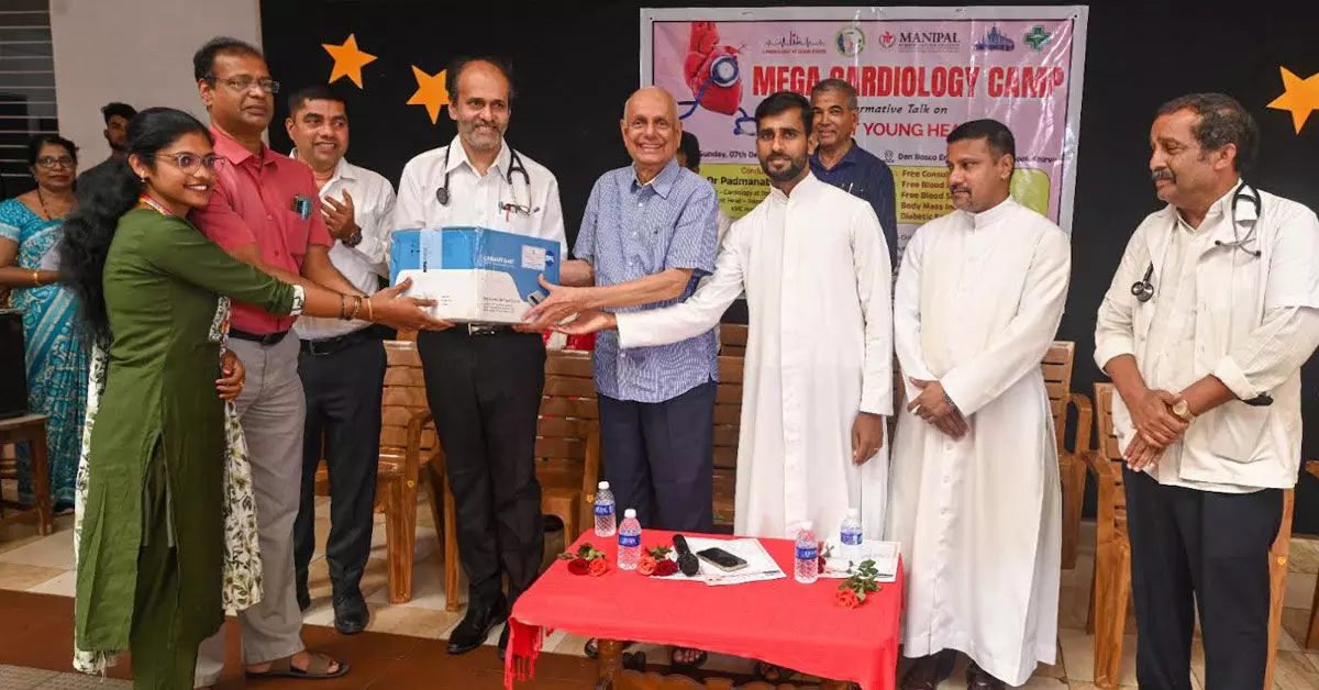 ಕಾಪು | ಬೃಹತ್ ಹೃದ್ರೋಗ ಶಿಬಿರ: ಇಸಿಜಿ ಯಂತ್ರ ಹಸ್ತಾಂತರ