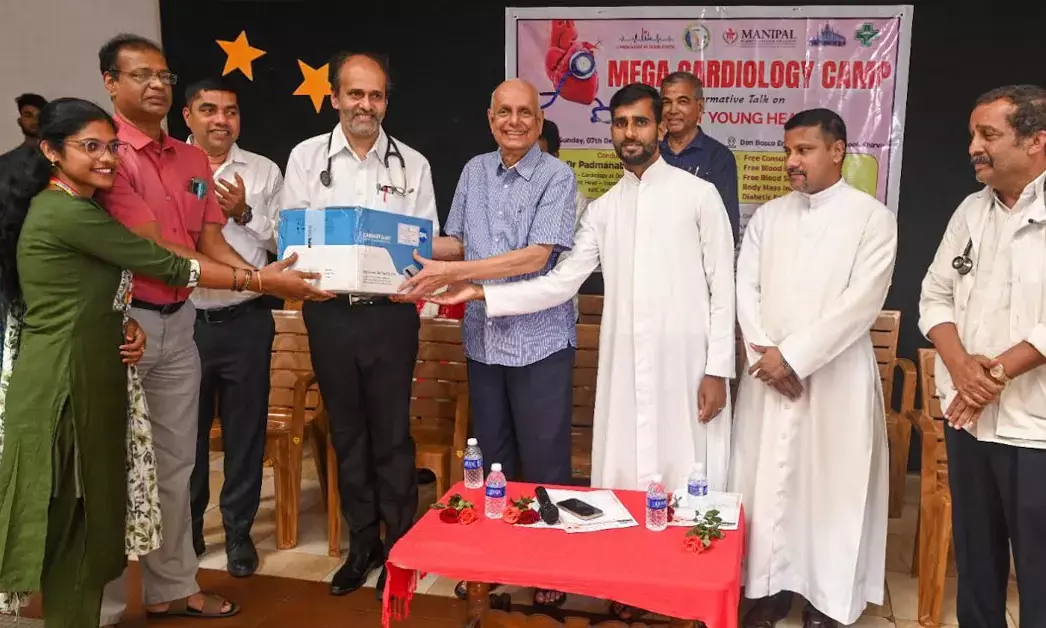 ಕಾಪು | ಬೃಹತ್ ಹೃದ್ರೋಗ ಶಿಬಿರ: ಇಸಿಜಿ ಯಂತ್ರ ಹಸ್ತಾಂತರ