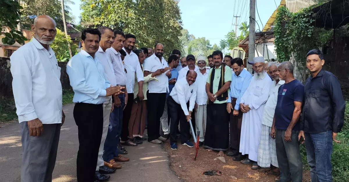 ಉಚ್ಚಿಲ ಬೀಚ್ ರಸ್ತೆ ಅಗಲೀಕರಣಕ್ಕೆ ಶಿಲಾನ್ಯಾಸ