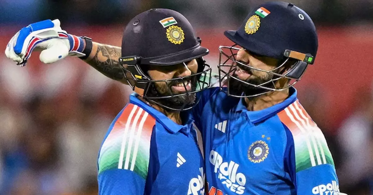 ಐಸಿಸಿ ಏಕದಿನ ರ್ಯಾಂಕಿಂಗ್ಸ್: ಅಗ್ರ ಎರಡು ಸ್ಥಾನದಲ್ಲಿ ರೋಹಿತ್-ವಿರಾಟ್ ಐಸಿಸಿ ಏಕದಿನ ರ್ಯಾಂಕಿಂಗ್ಸ್: ಅಗ್ರ ಎರಡು ಸ್ಥಾನದಲ್ಲಿ ರೋಹಿತ್-ವಿರಾಟ್