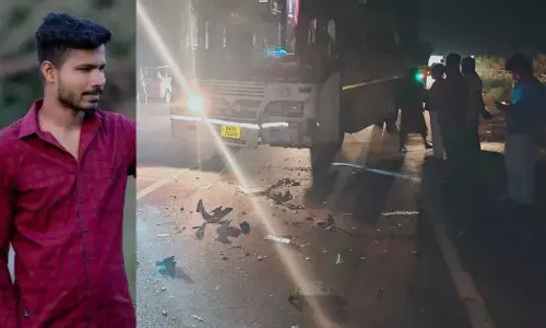 ತೀರ್ಥಹಳ್ಳಿ | ಬೈಕ್ -ಬಸ್ ನಡುವೆ ಢಿಕ್ಕಿ : ಯುವಕ ಮೃತ್ಯು