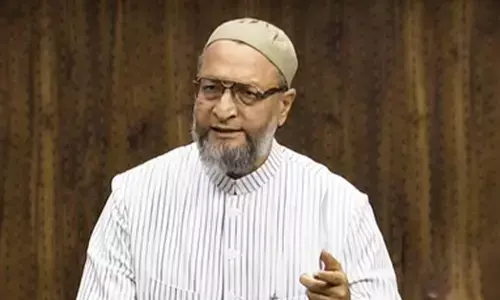 AIMIM MP Asaduddin Owaisi speaking