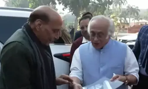 ‘ಬಾಬರಿ ಮಸೀದಿ ಬಗ್ಗೆ ನೆಹರೂ ಹೇಳಿಕೆ ನೀಡಿಲ್ಲ’: ಮಣಿಬೆನ್ ಡೈರಿ ಪ್ರತಿಯನ್ನು ರಾಜ್‌ನಾಥ್‌ ಗೆ ಹಸ್ತಾಂತರಿಸಿದ ಜೈರಾಮ್ ರಮೇಶ್