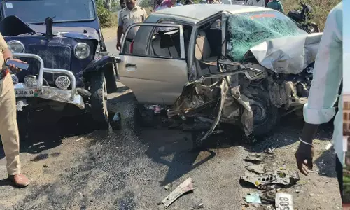 ಕಲಬುರಗಿ| ಕಾರು- ಜೀಪ್‌ ಮಧ್ಯೆ ಭೀಕರ ಅಪಘಾತ; ಓರ್ವ ಮೃತ್ಯು, 6 ಜನರಿಗೆ ಗಾಯ