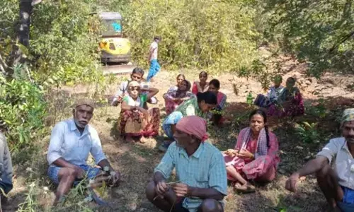 ಕೊಪ್ಪ | ಕೃತಕ ಅರಣ್ಯ ಸೃಷ್ಟಿಗೆ ಯತ್ನ ಆರೋಪ: ಹೆಡತಾಳು ಗ್ರಾಮದಲ್ಲಿ ಗಿರಿ ಜನರಿಂದ ಪ್ರತಿಭಟನೆ
