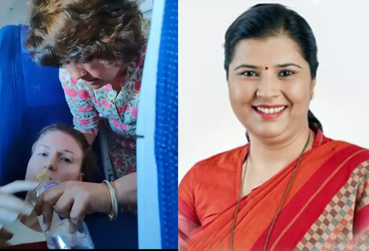 ವಿಮಾನದಲ್ಲಿ ವಿದೇಶಿ ಮಹಿಳೆಗೆ ತುರ್ತು ವೈದ್ಯಕೀಯ ನೆರವು ನೀಡಿದ ಡಾ.ಅಂಜಲಿ ನಿಂಬಾಳ್ಕರ್ ಗೆ ಮುಖ್ಯಮಂತ್ರಿ ಶ್ಲಾಘನೆ ವಿಮಾನದಲ್ಲಿ ವಿದೇಶಿ ಮಹಿಳೆಗೆ ತುರ್ತು ವೈದ್ಯಕೀಯ ನೆರವು ನೀಡಿದ ಡಾ.ಅಂಜಲಿ ನಿಂಬಾಳ್ಕರ್ ಗೆ ಮುಖ್ಯಮಂತ್ರಿ ಶ್ಲಾಘನೆ