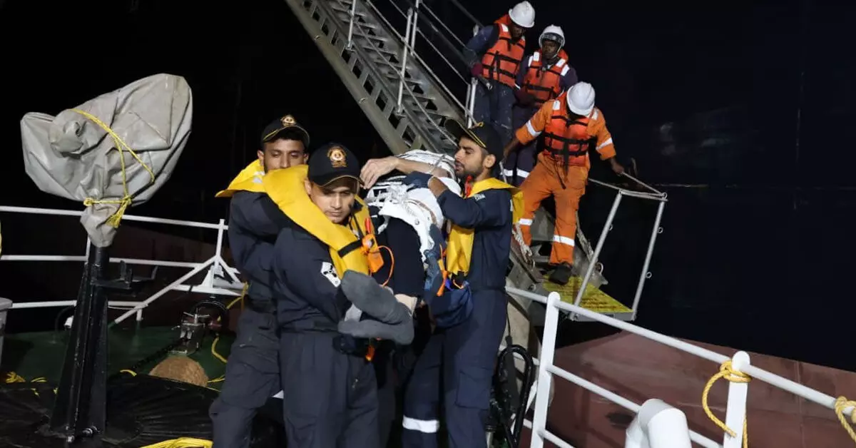 Indian Coast Guard rescues Ukrainian national Indian Coast Guard rescues Ukrainian national