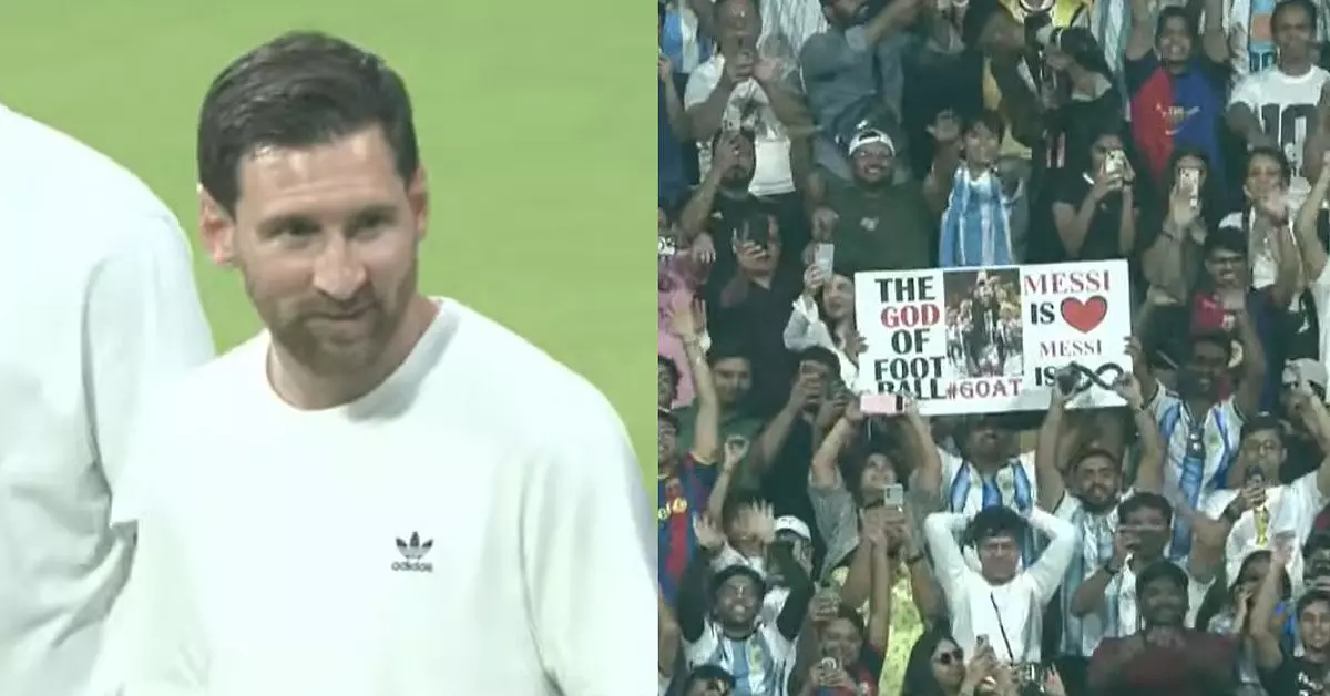 ಮುಂಬೈಗೆ ಆಗಮಿಸಿದ ಲಿಯೊನೆಲ್ ಮೆಸ್ಸಿಗೆ ಭವ್ಯ ಸ್ವಾಗತ ಮುಂಬೈಗೆ ಆಗಮಿಸಿದ ಲಿಯೊನೆಲ್ ಮೆಸ್ಸಿಗೆ ಭವ್ಯ ಸ್ವಾಗತ