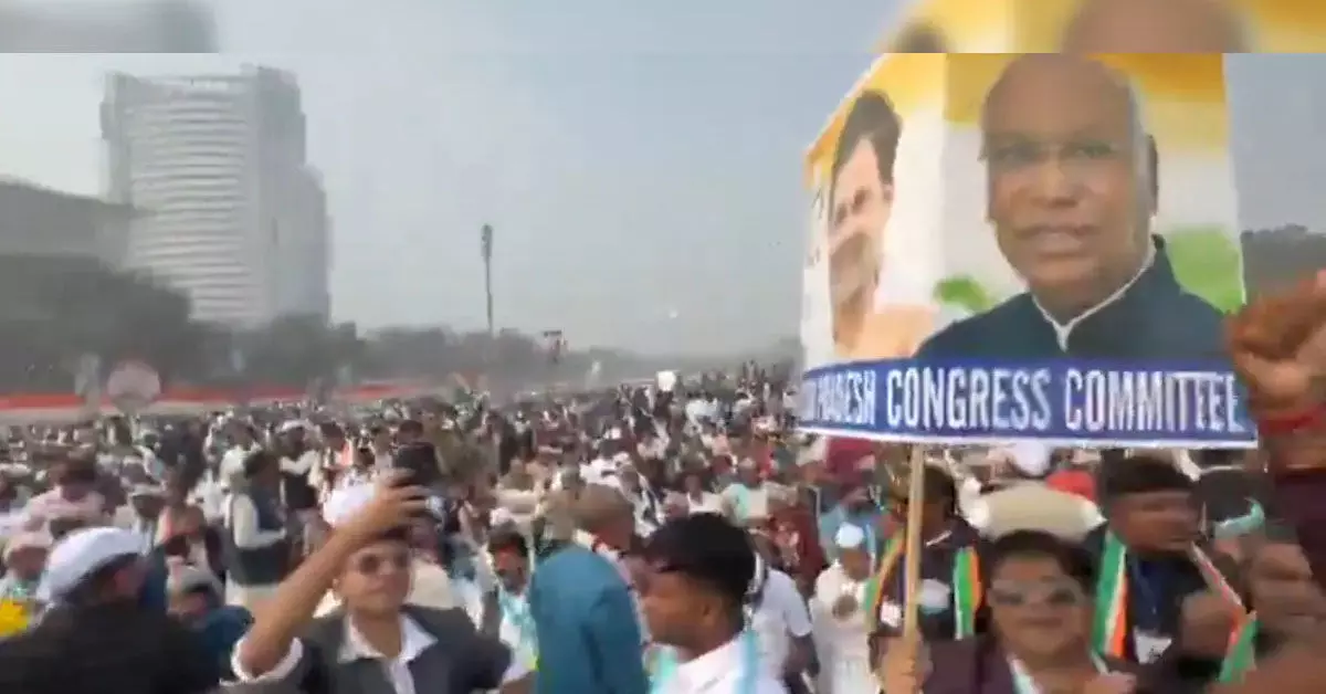 ಕಾಂಗ್ರೆಸ್ನ ‘ವೋಟ್ ಚೋರಿ’ ರ್ಯಾಲಿಗೆ ಮುನ್ನ ವಿವಾದಾತ್ಮಕ ಘೋಷಣೆಗಳನ್ನು ಟೀಕಿಸಿದ ಬಿಜೆಪಿ ಕಾಂಗ್ರೆಸ್ನ ‘ವೋಟ್ ಚೋರಿ’ ರ್ಯಾಲಿಗೆ ಮುನ್ನ ವಿವಾದಾತ್ಮಕ ಘೋಷಣೆಗಳನ್ನು ಟೀಕಿಸಿದ ಬಿಜೆಪಿ