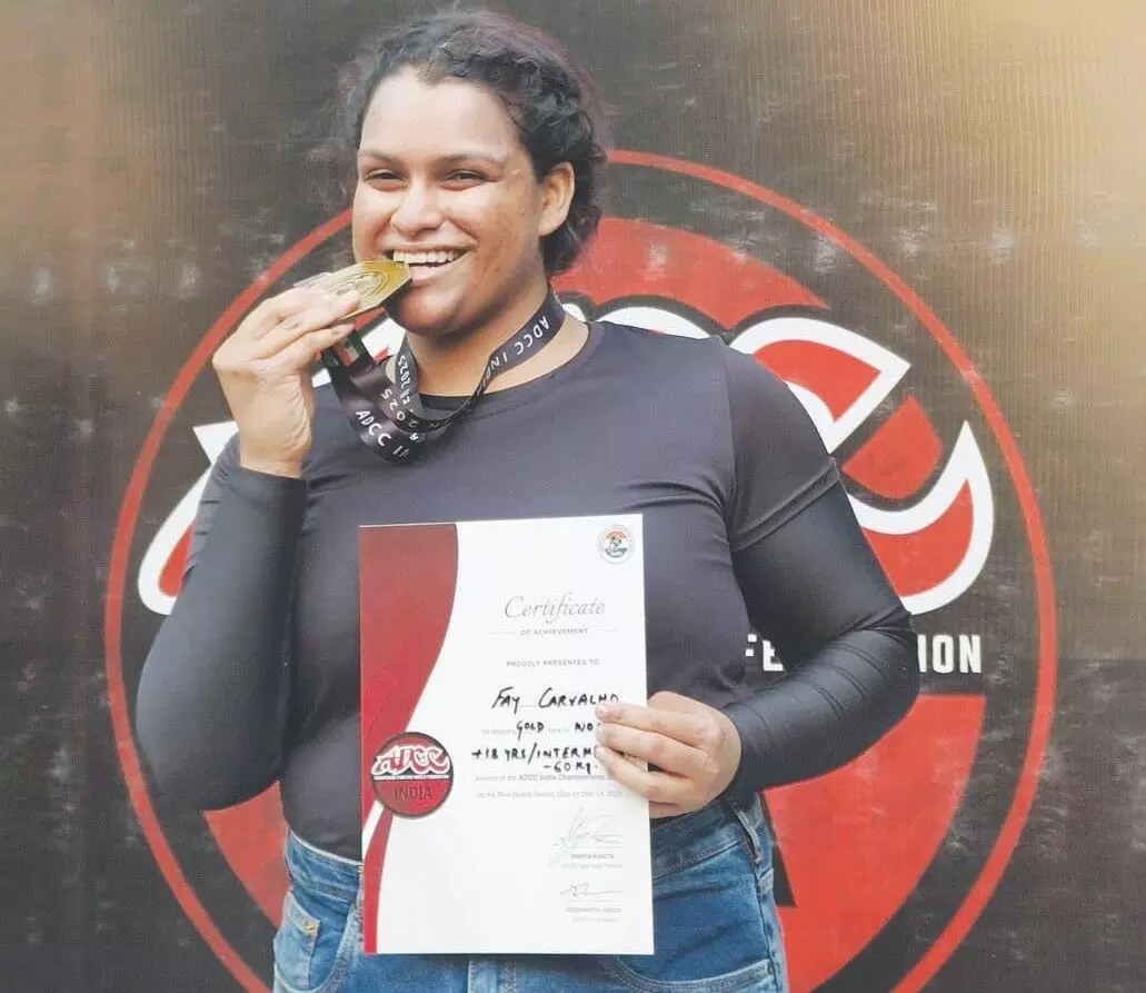 ರಾಷ್ಟ್ರ ಮಟ್ಟದ ಸ್ಪರ್ಧೆ: ಫೇ ಕಾರ್ವಾಲೊಗೆ ಚಿನ್ನದ ಪದಕ ರಾಷ್ಟ್ರ ಮಟ್ಟದ ಸ್ಪರ್ಧೆ: ಫೇ ಕಾರ್ವಾಲೊಗೆ ಚಿನ್ನದ ಪದಕ