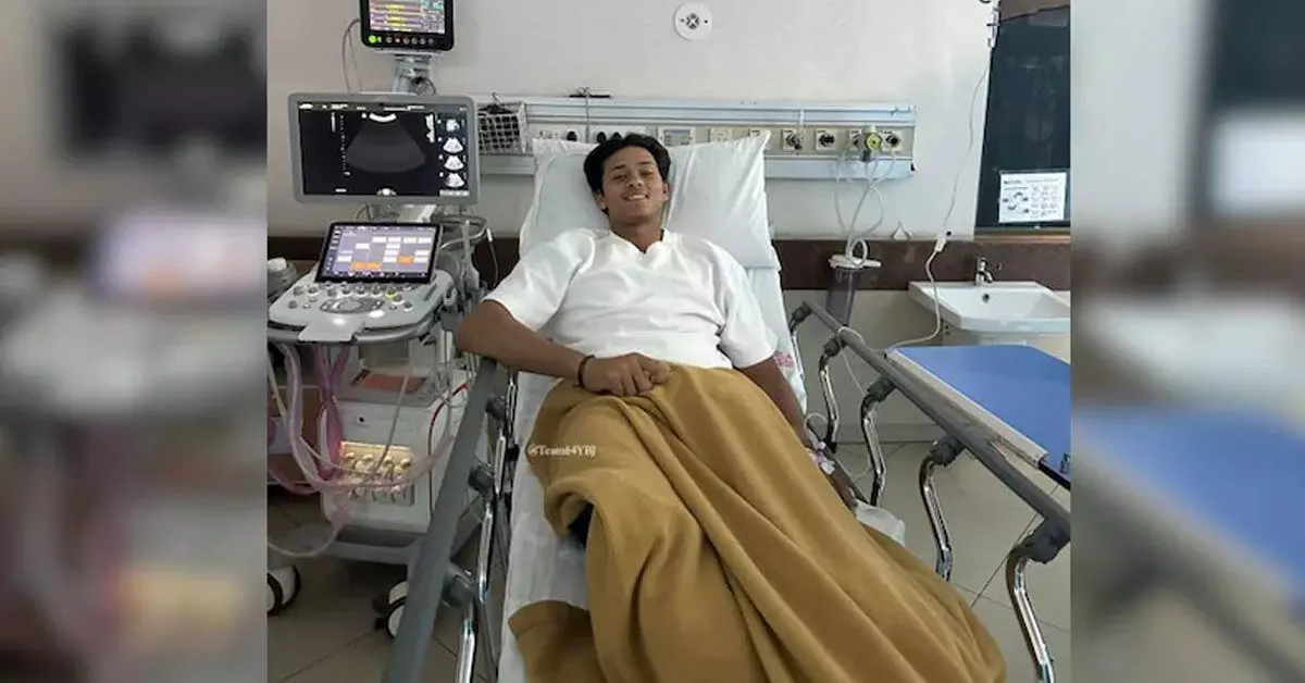 ಯಶಸ್ವಿ ಜೈಸ್ವಾಲ್ ಗೆ ಅನಾರೋಗ್ಯ: 7ರಿಂದ 10 ದಿನಗಳ ವಿಶ್ರಾಂತಿಗೆ ಸೂಚನೆ ಯಶಸ್ವಿ ಜೈಸ್ವಾಲ್ ಗೆ ಅನಾರೋಗ್ಯ: 7ರಿಂದ 10 ದಿನಗಳ ವಿಶ್ರಾಂತಿಗೆ ಸೂಚನೆ