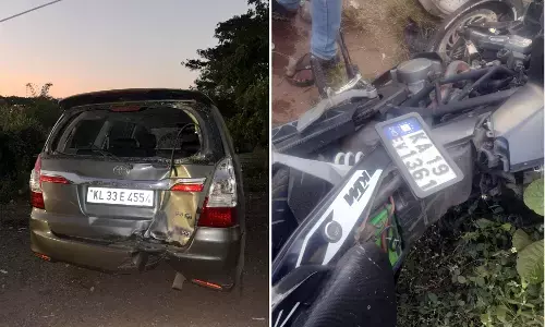 ಕುತ್ತಾರ್ | ಕಾರು- ಬೈಕ್ ಮಧ್ಯೆ ಢಿಕ್ಕಿ: ಇಬ್ಬರಿಗೆ ತೀವ್ರ ಗಾಯ