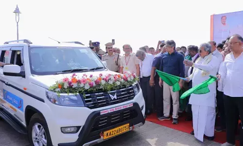 ಆರೋಗ್ಯ ಸೇತು-ಸಂಚಾರಿ ಆರೋಗ್ಯ ಘಟಕಕ್ಕೆ ಸಿಎಂ ಚಾಲನೆ