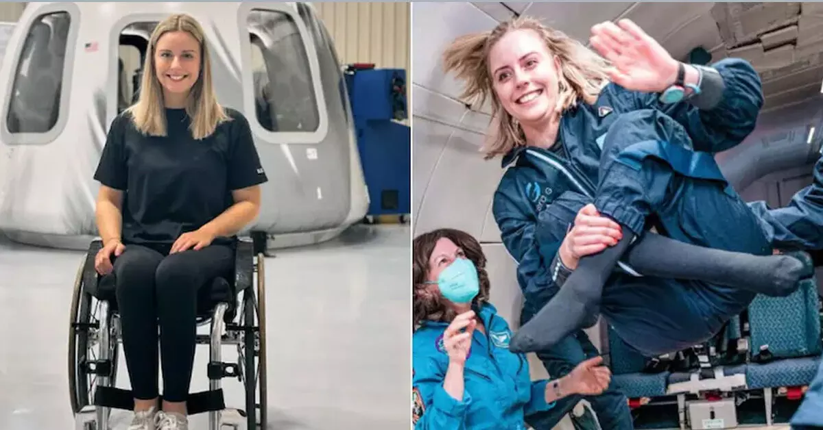 ಬಾಹ್ಯಾಕಾಶಕ್ಕೆ ತೆರಳಲಿರುವ ಮೊದಲ ವೀಲ್ಚೇರ್ ಬಳಕೆದಾರೆ ಏರೋಸ್ಪೇಸ್ ಇಂಜಿನಿಯರ್ ಮೈಕೆಲಾ ಬೆಂಥೌಸ್ ಬಾಹ್ಯಾಕಾಶಕ್ಕೆ ತೆರಳಲಿರುವ ಮೊದಲ ವೀಲ್ಚೇರ್ ಬಳಕೆದಾರೆ ಏರೋಸ್ಪೇಸ್ ಇಂಜಿನಿಯರ್ ಮೈಕೆಲಾ ಬೆಂಥೌಸ್