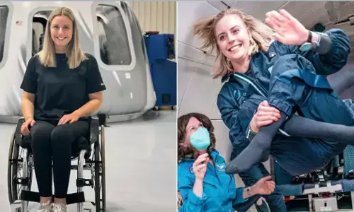 ಬಾಹ್ಯಾಕಾಶಕ್ಕೆ ತೆರಳಲಿರುವ ಮೊದಲ ವೀಲ್‌ಚೇರ್ ಬಳಕೆದಾರೆ ಏರೋಸ್ಪೇಸ್ ಇಂಜಿನಿಯರ್ ಮೈಕೆಲಾ ಬೆಂಥೌಸ್