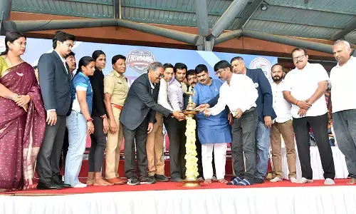 ಮಂಗಳೂರು: ರಾಷ್ಟ್ರೀಯ ಫಿನ್ ಸ್ವಿಮ್ಮಿಂಗ್ ಚಾಂಪಿಯನ್‌ಶಿಪ್‌ಗೆ ಚಾಲನೆ